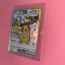 Pokemon Pikachu ex SV05 219/191 Special Illustration Rare Full Art Holo EX Card - Image 4
