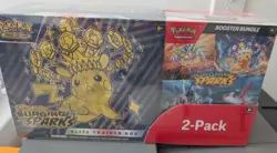 Pokemon Surging Sparks Costco Exclusive 2 Pack Booster Bundle Factory Sealed - Image 1