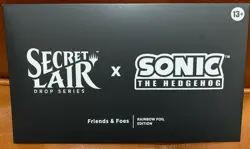 Secret Lair: Sonic the Hedgehog: Friends and Foes, Rainbow Foil, Sealed, mtg - Image 1