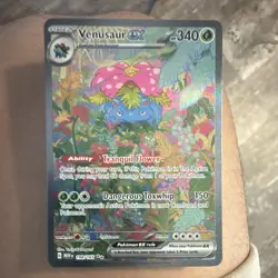 Pokemon Venusaur ex Special Illustration Rare Full Art Holo 198/165 EX HP 340 - Image 2