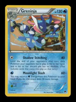 GRENINJA RARE 40/122 MP POKEMON - Image 1