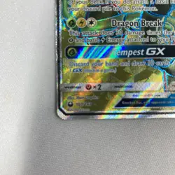 Rayquaza GX Full Art 160/168 Sun & Moon Celestial Storm Ultra Rare Holo English - Image 2