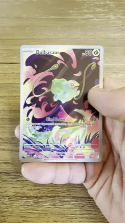 Pokemon Bulbasaur 133/132 Me01 Illustration Rare Full Art Holo 80HP - Image 2