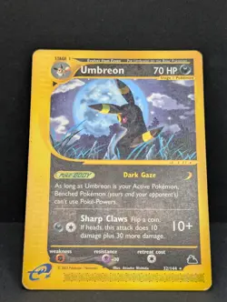 Umbreon 32/144 Skyridge Non-Holo Ultra Rare Pokemon TCG Nintendo e-reader MP - Image 3