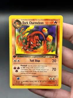 Pokemon TCG Dark Charmeleon 1st Edition 32/82 Team Rocket Vintage Lightly Played - Image 1