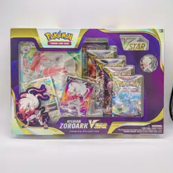 NEW Pokemon TCG Hisuian Zoroark VSTAR Premium Collection Box - Image 1
