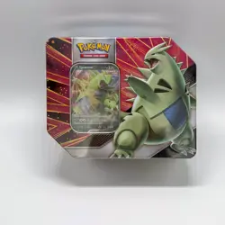 Pokemon TCG Tyranitar V Strikers Factory New Sealed Tin (Evolving Skies) - Image 1