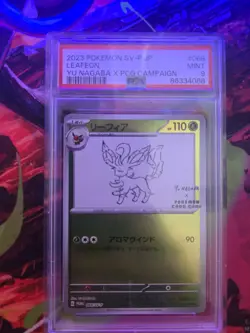 2023 POKEMON JAPANESE SV-P PROMO #068 LEAFEON PSA 9 - Image 3