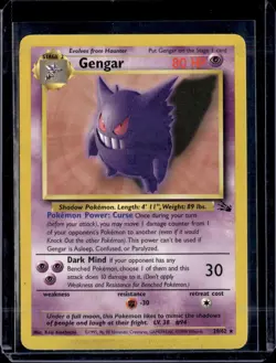 Pokemon Fossil Gengar (20) 20/62 - Image 1