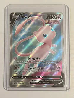 Pokemon Mew V #250/264 (Sword & Shield: Fusion Strike) Full Art Holo Rare *Mint - Image 1