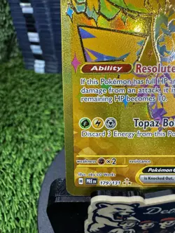 2024 Pokemon Pikachu ex 179/131 Gold Hyper Rare Prismatic Evolutions Holo NM - Image 5