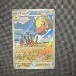 Pokemon Farigiraf Illustration Rare Holo Sv02 Paldea Evolved Stage 1 140HP - Image 1