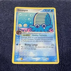Pokemon TCG Omanyte 60/92 Legend Maker Regular Common English 2006 - Image 1