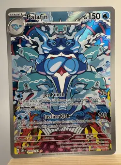 Palafin 200/197 SV03 Obsidian Flames Illus Rare Holo FA - Image 1