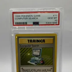 1999 Pokemon Base Set Computer Search 71/102 Rare Regular English PSA 10 - Image 3