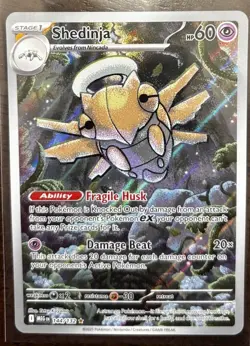 Shedinja 144/132 Illustration Rare Mega Evolution Pokemon Near Mint - Image 1