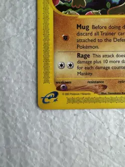 Pokemon Aquapolis Mankey 92/147 NM/LP - Image 5