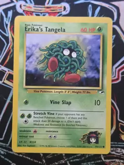 Pokemon TCG - Erika's Tangela 79/132 - Common - Gym Heroes - WoTC Vintage - Image 1