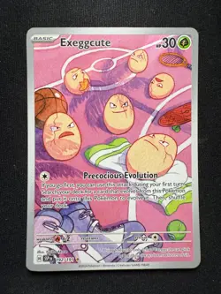 Pokemon TCG Exeggcute 192/191 Illustration Rare – Surging Sparks – Near Mint - Image 2