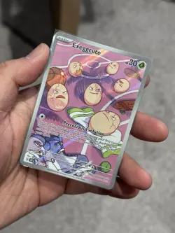 Pokemon TCG Exeggcute 192/191 SV Surging Sparks Illustration Rare Near Mint - Image 1