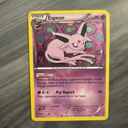Espeon BW92 Holo Pokemon Card Black Star Promo LP - Image 1