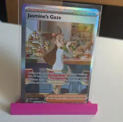 Pokemon TCG Jasmine's Gaze 245/191 SV08 Surging Sparks SIR Full Art Holo - Image 1