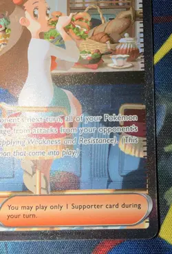 Pokemon TCG Jasmine's Gaze 245/191 SV08 Surging Sparks SIR Full Art Holo EN LP! - Image 5