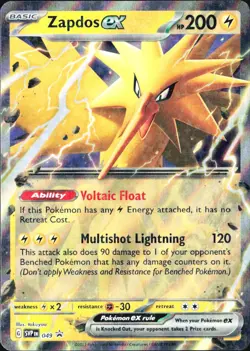 Zapdos ex - SVP SV: Scarlet & Violet Promo Cards #049 Promo Holo NM - Image 1
