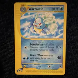 Pokemon Wartortle Uncommon 80 HP Expedition Base Set Card 092/165 2002 Regular - Image 1