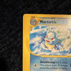 Pokemon Wartortle Uncommon 80 HP Expedition Base Set Card 092/165 2002 Regular - Image 3