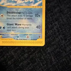 Pokemon Wartortle Uncommon 80 HP Expedition Base Set Card 092/165 2002 Regular - Image 4