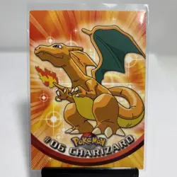 Topps Pokemon TCG Charizard 06 Topps Series 1 Non Holo Limited EN 1999 Card - Image 1