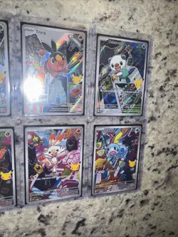 Pokemon First Partner series 2 illustration collection bundle of 6 starter cards - Image 5