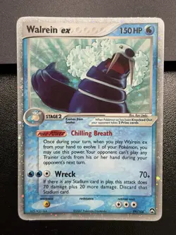 2007 WALREIN EX Pokemon Card #99 99/108 Power Keepers Ultra Rare MP - Image 2