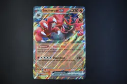 Incineroar ex 034/162 Holo Jumbo Pokemon TCG Card Temporal Forces NEAR MINT - Image 1