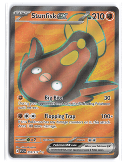 Pokemon TCG Stunfisk Ex 252/217 Ascended Heroes Ultra Rare NM Card - Image 1
