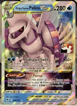 Origin Forme Palkia VSTAR 040/189 Prize Pack Series Cards NM - Image 1