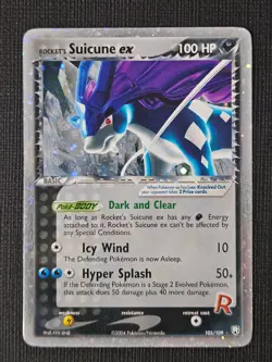 Rocket's Suicune ex [105/109 - EX Team Rocket Returns] NEAR MINT - Image 1