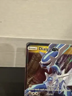 Pokemon Dialga GX TCG Sun & Moon Ultra Prism Holo Card 100/156 Rare MINT - Image 2