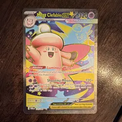 Pokemon TCG Mega Clefable EX 103/088 Perfect Order Secret Rare Full Art Holo EN - Image 1
