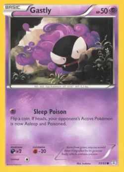 GASTLY 33/83 COMMON GENERATIONS POKEMON NEAR MINT - Image 1