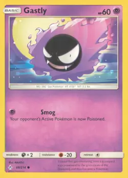 GASTLY 68/214 COMMON UNBROKEN BONDS POKEMON NEAR MINT - Image 1