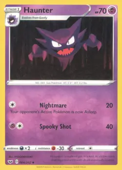 HAUNTER 084/202 UNCOMMON SWORD & SHIELD POKEMON NEAR MINT - Image 1