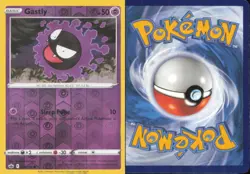 GASTLY 055/198 COMMON CHILLING REIGN POKEMON REVERSE HOLO NEAR MINT - Image 3