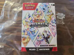 Pokemon TCG Prismatic Evolutions Booster Bundle Factory Sealed 6 Packs - Image 1