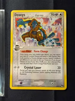 Deoxys - 2/17 POP Series 4 Delta Species Holo Pokemon 2006 Excellent (Ding) - Image 1