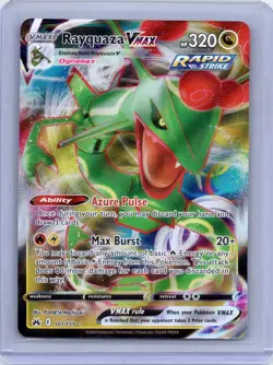 Rayquaza VMAX 101/159 Holo VMAX Rare Crown Zenith Pokemon Holo Near Mint - Image 1