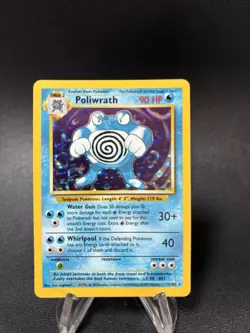 Pokemon Poliwrath 13/102 Base Set Holo Rare Near Mint 💎 - Image 1