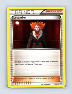 Lysandre 78/98 Uncommon Ancient Origins Pokemon Lightly Played - Image 1