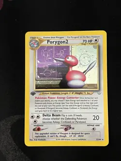 Pokemon Porygon2 Neo Revelation 12/64 1st Edition Holo-NM - Image 2